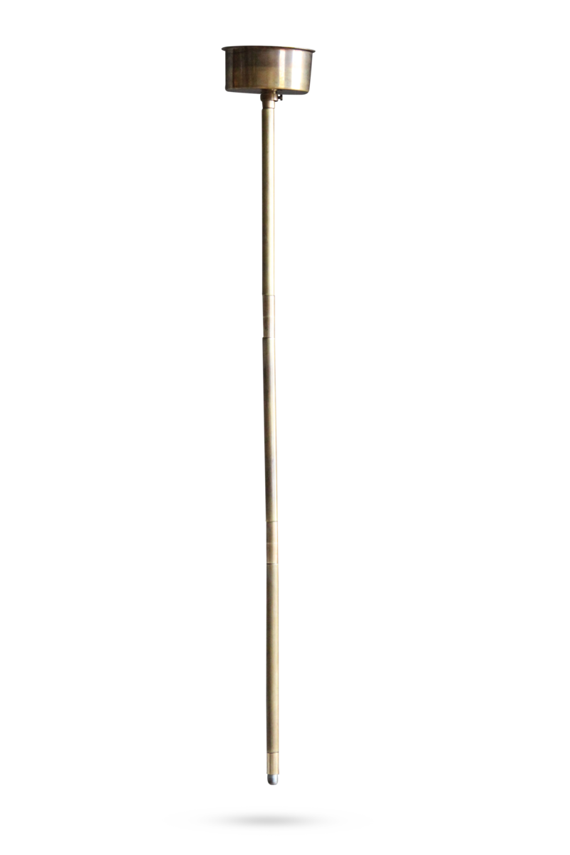 Hängeleuchte aus messingfarbenem Metall mit Alabasterplatten, 54x20x8 cm, handgefertigt, warmes Licht und modernes Design