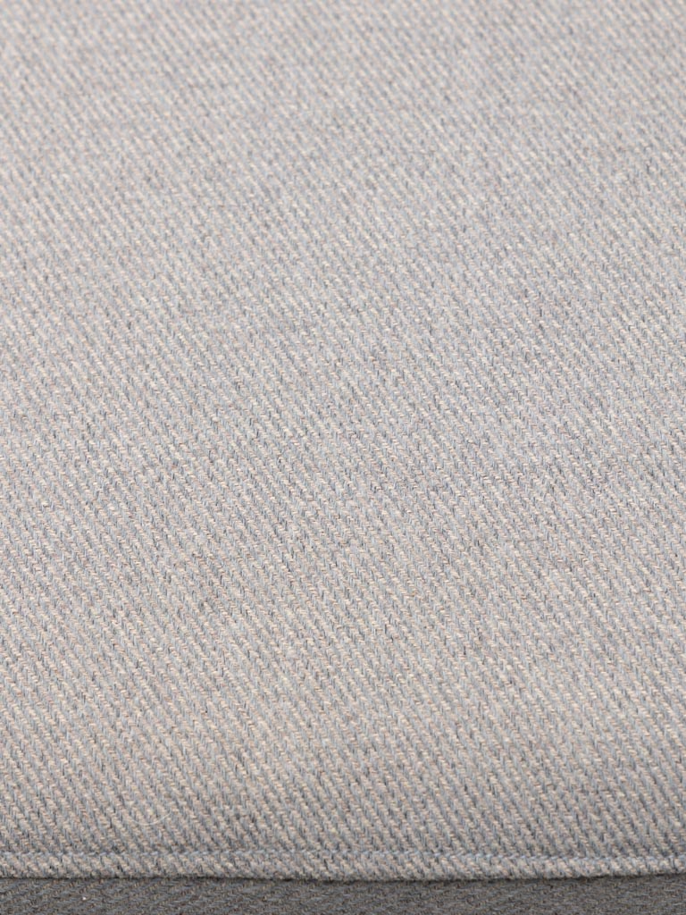 Sessel Klassischer Stil aus Akazienholz und beigem Polsterbezug