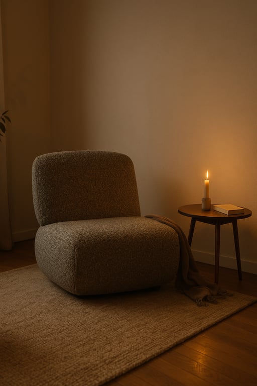 Lounge Sessel Contemporary Stil aus Kiefernholz in grün meliert