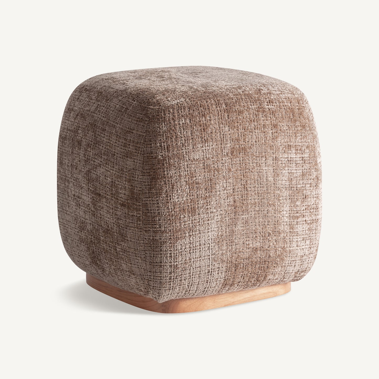 Celia – weicher Pouf aus Polyester im Contemporary-Stil