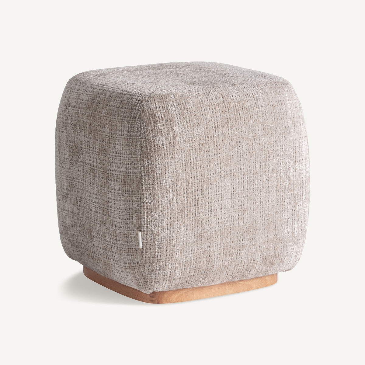 Bea – weicher Pouf aus Polyester im Contemporary-Stil