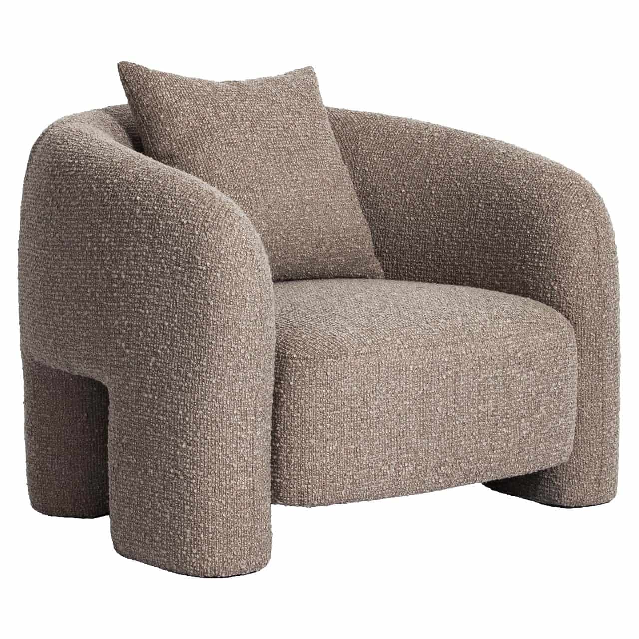 Alberto – weicher Sessel aus PU im Contemporary-Stil