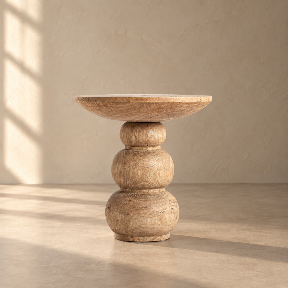 Beistelltisch Ethno in Mangoholz braun 26x40cm