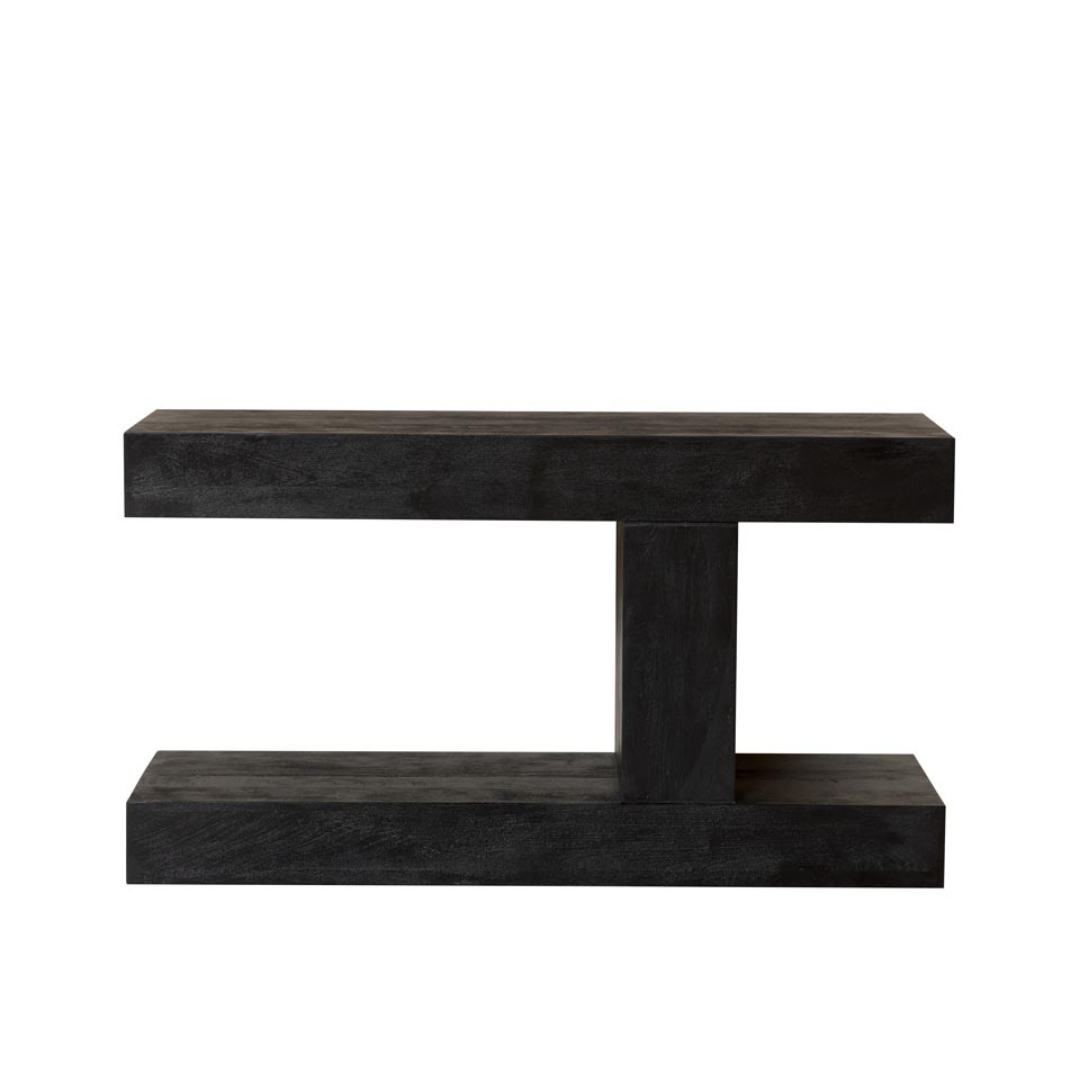 Doris – markante Konsole aus Mangoholz im Contemporary-Stil