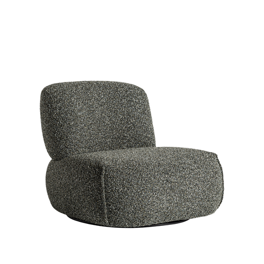 Lounge Sessel Contemporary Stil aus Kiefernholz in grün meliert