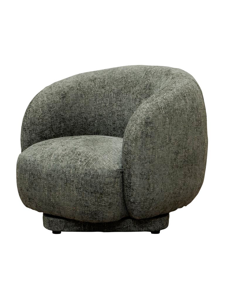 Sessel Modern Stil Lounge Chair Polyester grün