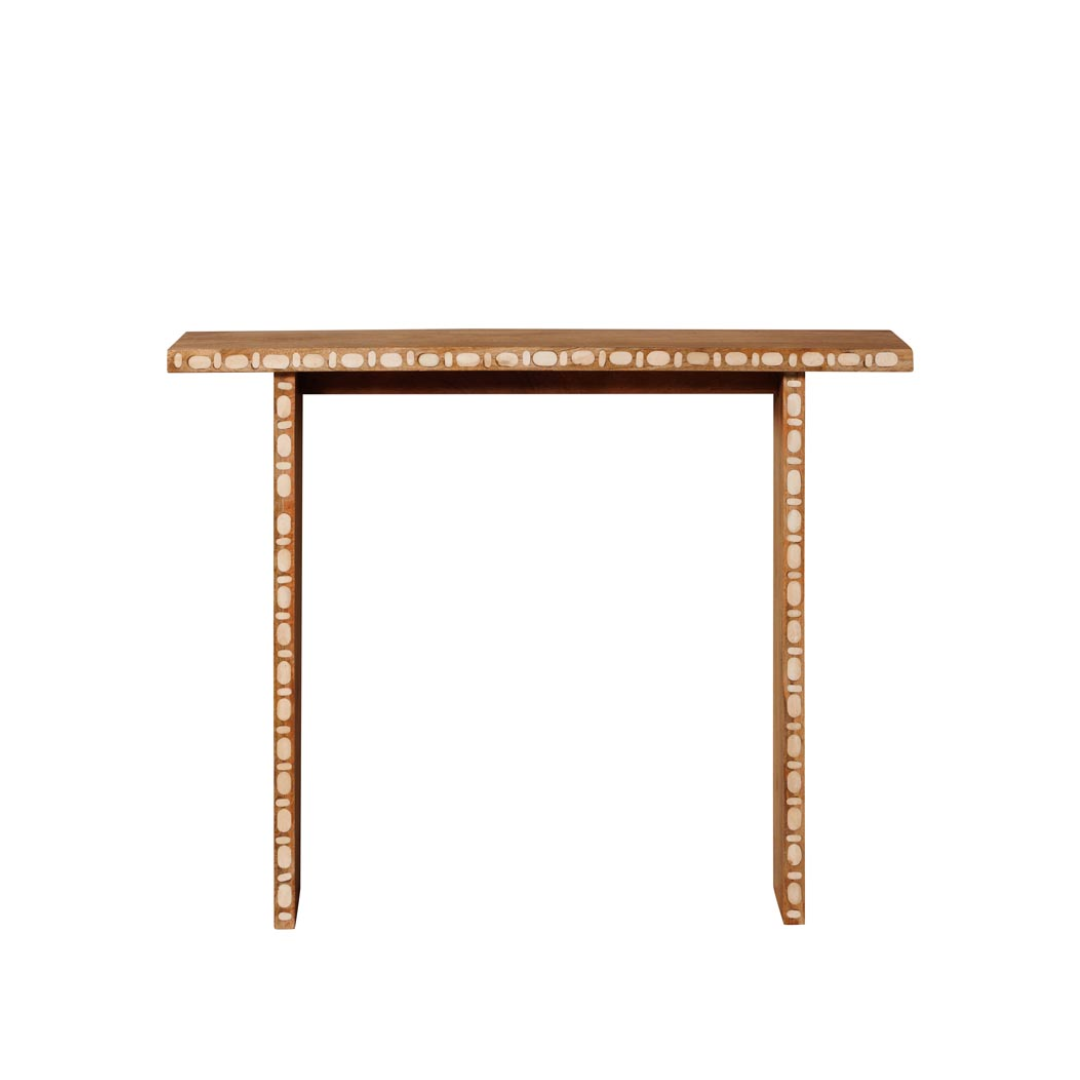 Solea – elegante Konsole aus Horn im Contemporary-Stil