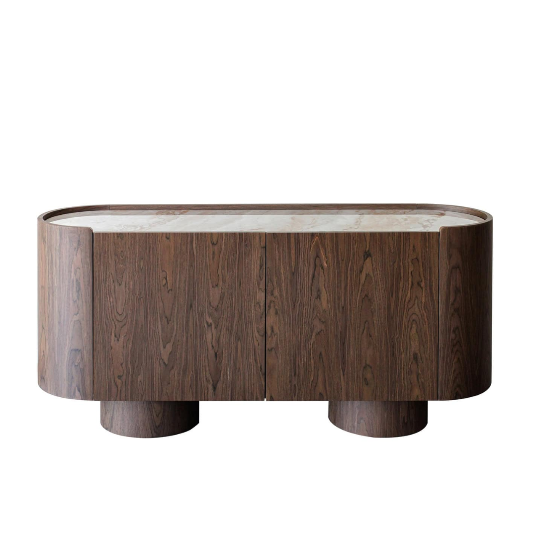 Hugo – markantes Sideboard aus Holz im Contemporary-Stil