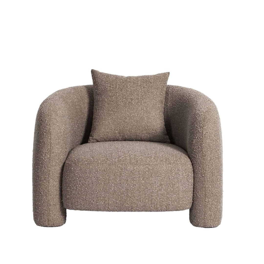 Alberto – weicher Sessel aus PU im Contemporary-Stil