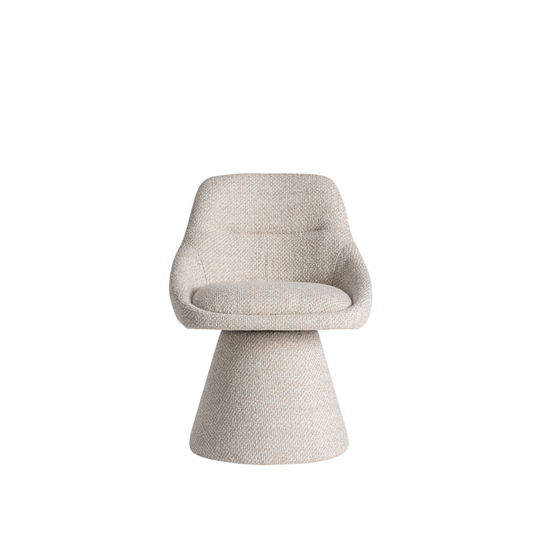 Bruno – eleganter Barhocker aus Baumwolle im Contemporary-Stil