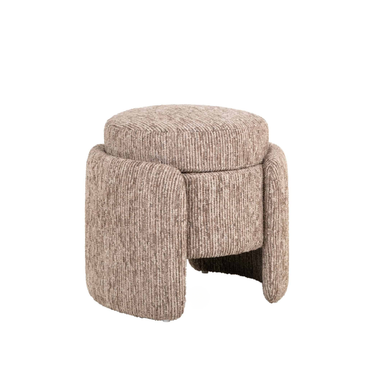 Sabine – weicher Pouf aus Sperrholz im Contemporary-Stil