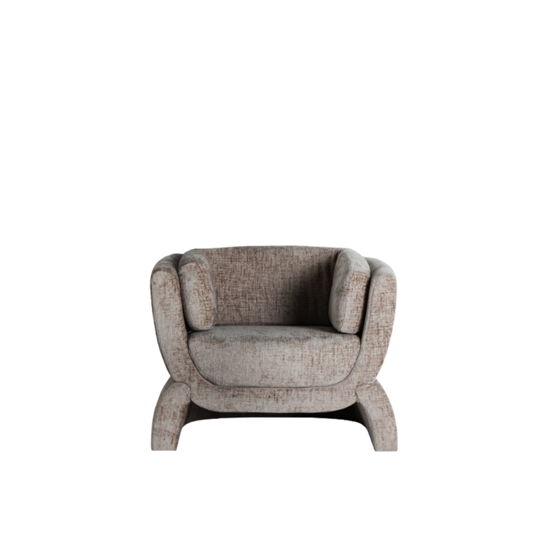 Aurelius – weicher Sessel aus Polyester im Contemporary-Stil