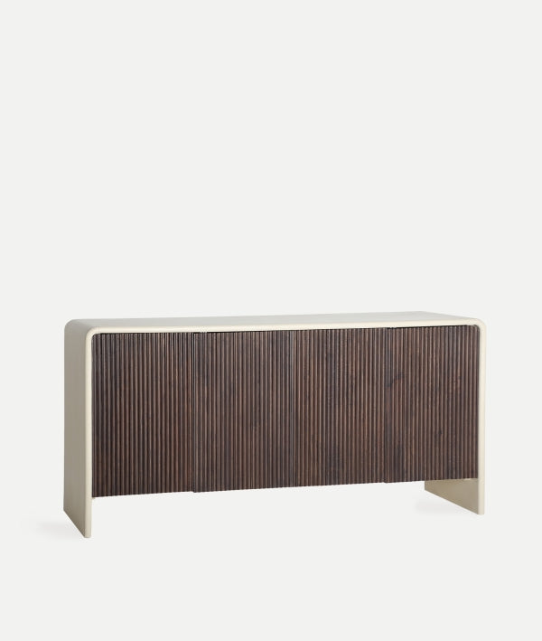 Armin – markantes Sideboard aus Mango-Holz im Contemporary-Stil