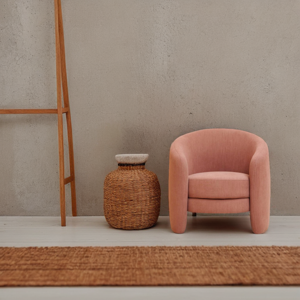 Sessel Modern Stil gepolstert in Apricot