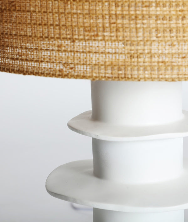 Lena – natürliche Leuchte aus Keramik im Natural-Living-Stil