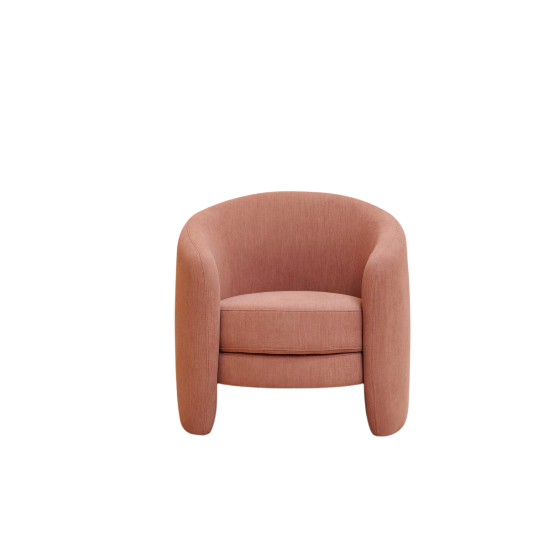 Sessel Modern Stil gepolstert in Apricot