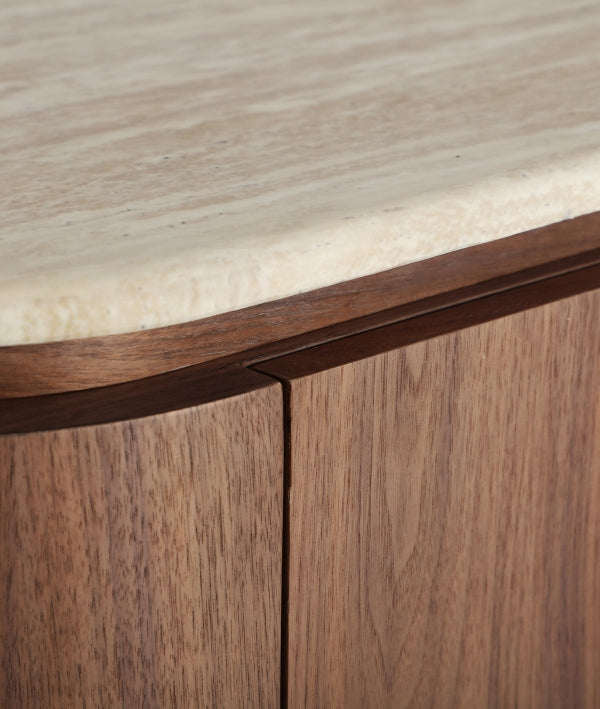 Stefan – markantes Sideboard aus Synthetischer Marmor im Contemporary-Stil