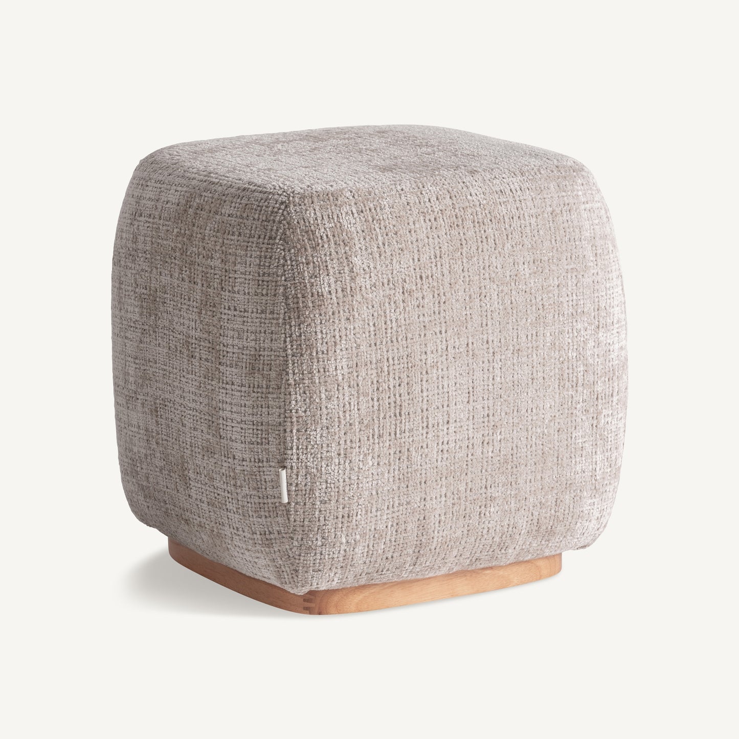 Bea – weicher Pouf aus Polyester im Contemporary-Stil