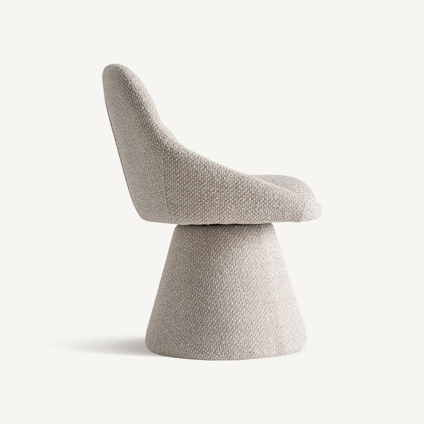 Bruno – eleganter Barhocker aus Baumwolle im Contemporary-Stil